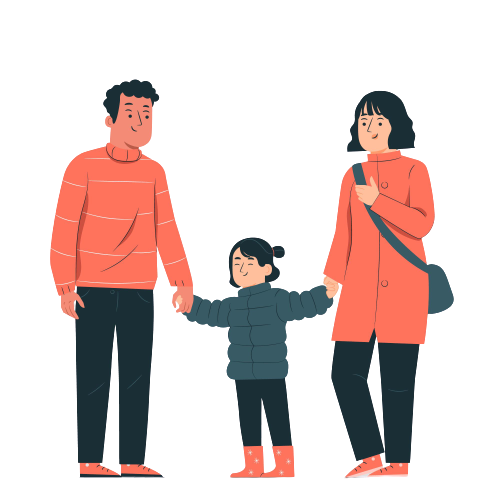 Familie Illustration