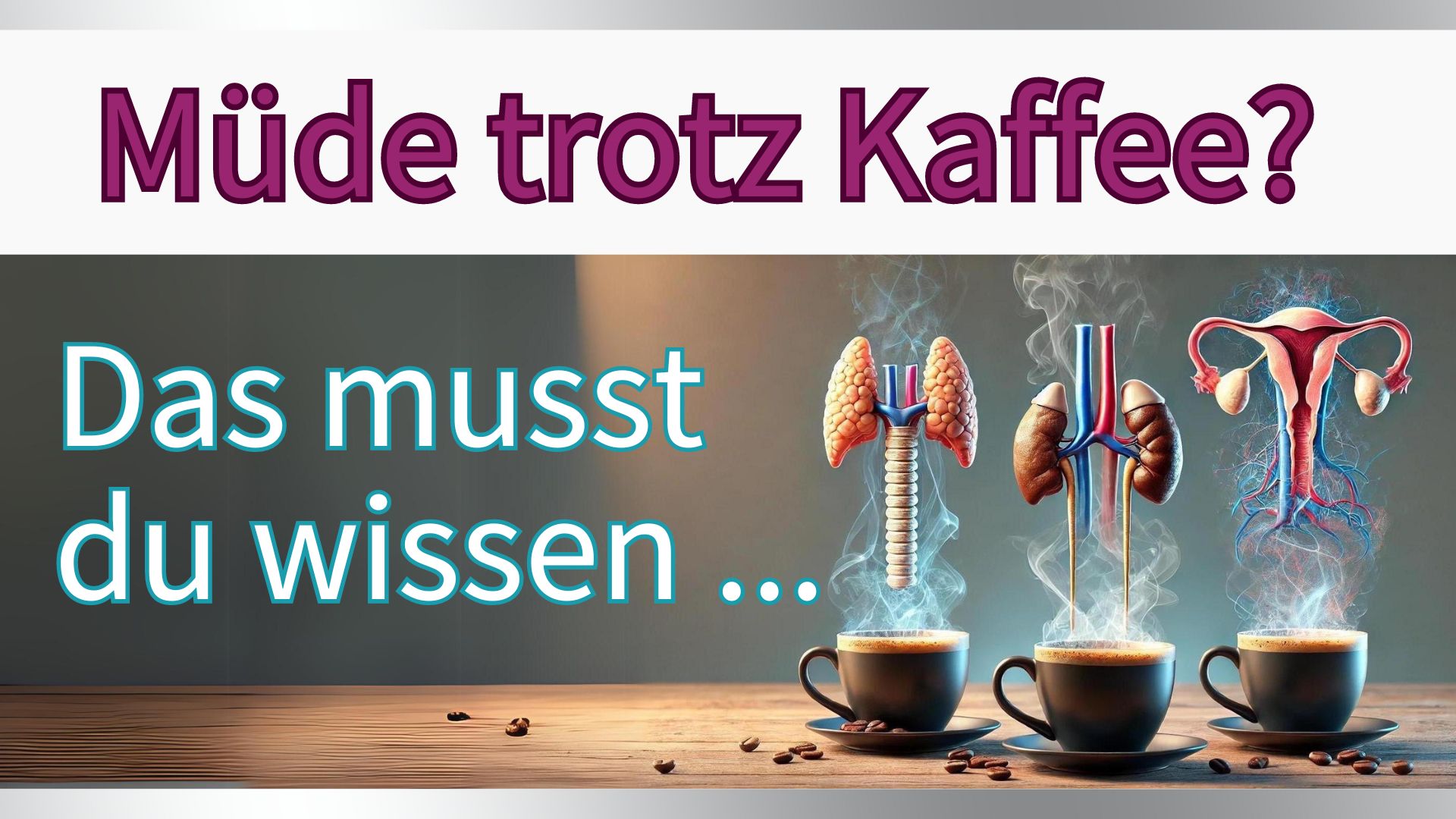 Müde trotz Kaffee? So beeinflusst er deine Schilddrüse und deine Hormone