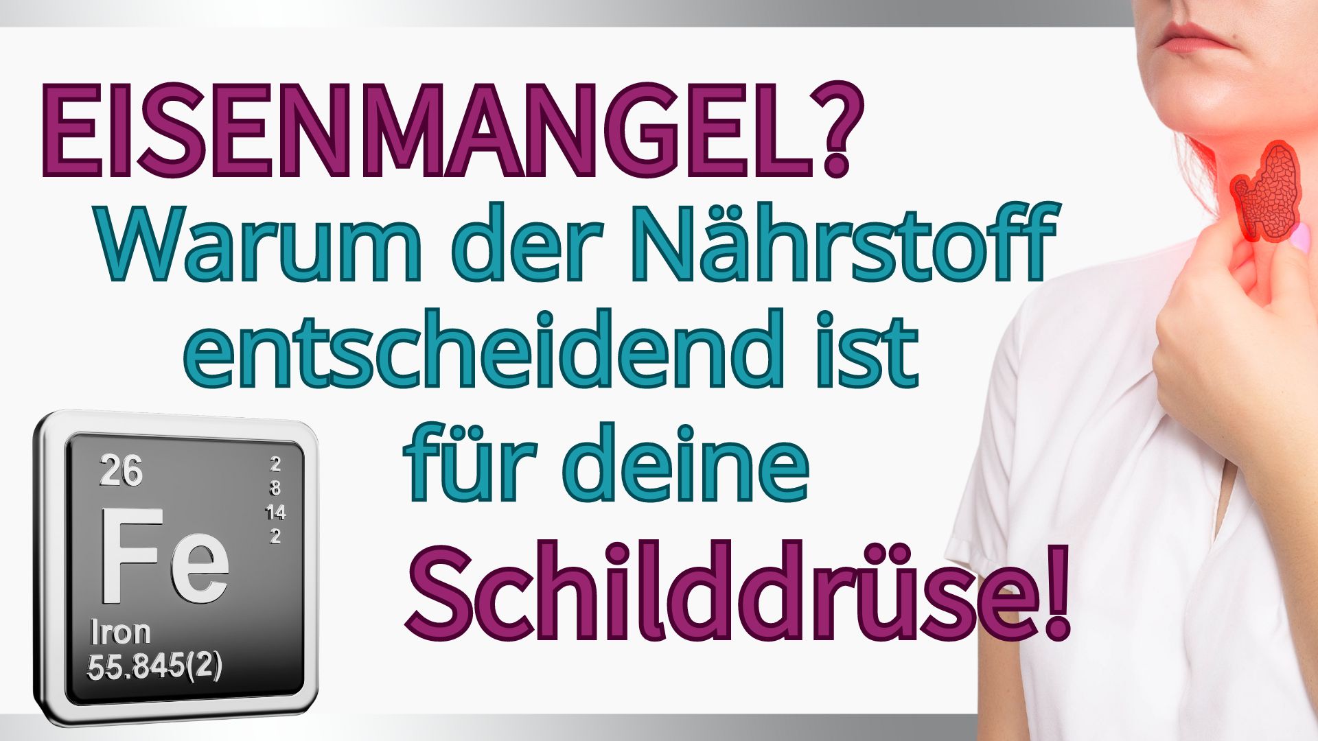 Eisenmangel: Warum er ein schlimmer Feind bei Schilddrüsenproblemen ist