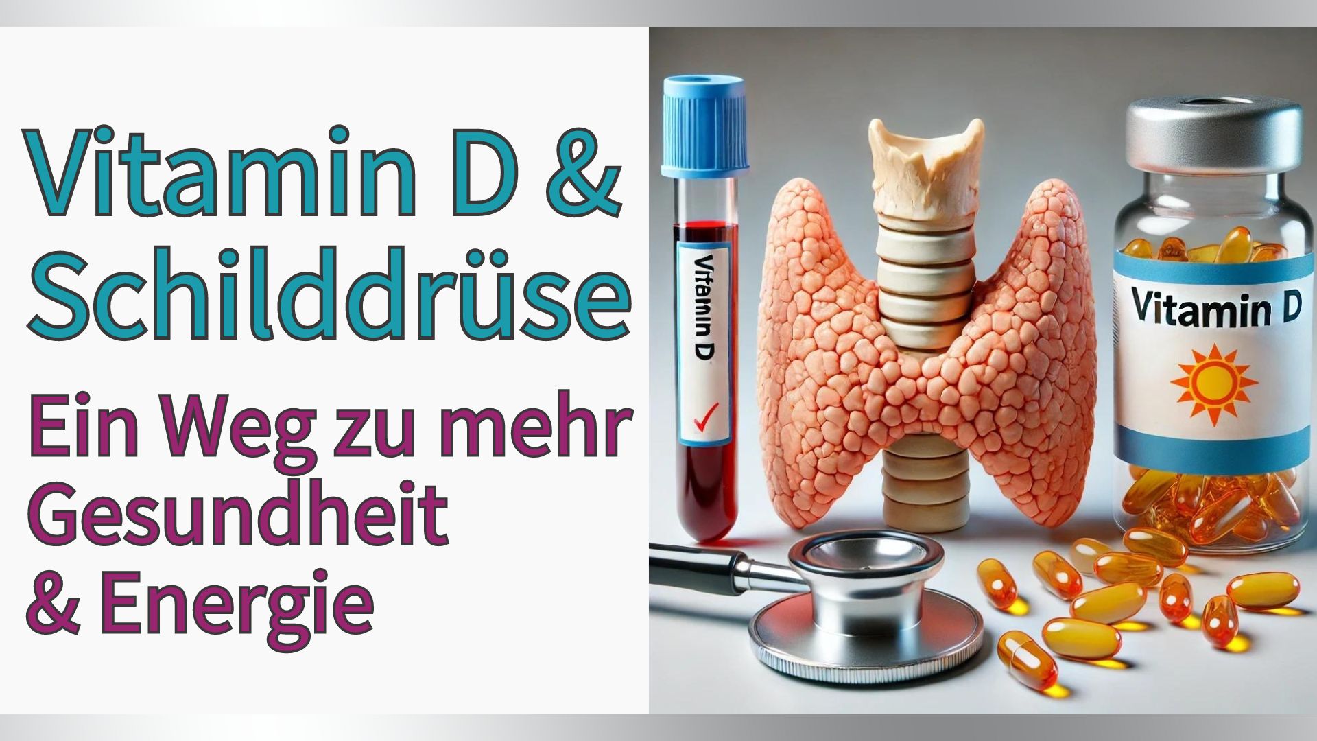 Was Vitamin D wirklich für deine Schilddrüse und deinen Körper tut