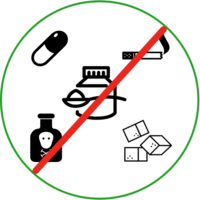 erfolgreich schnell abnehmen icon - schädliche Lebensmittel