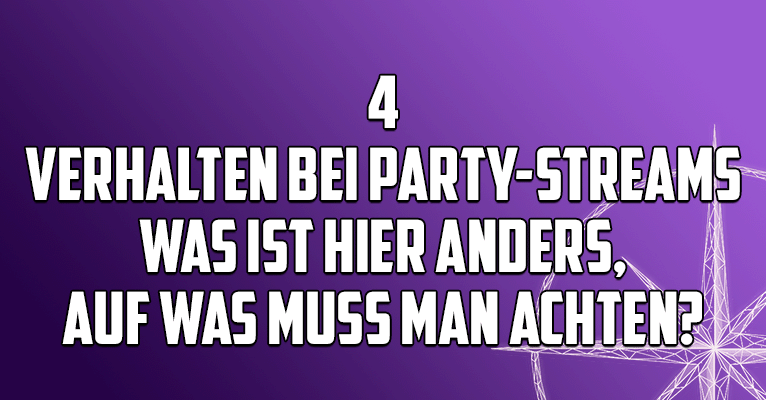 Twitch Moderator Schule - Party Streams