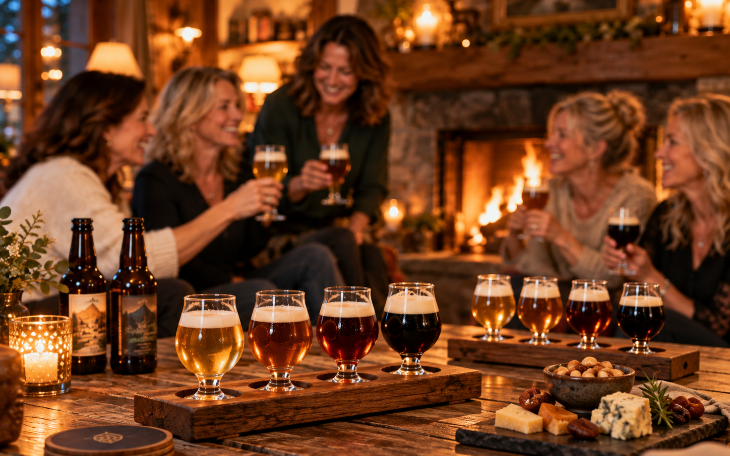 Gemütliche Bierverkostung am Kamin.png