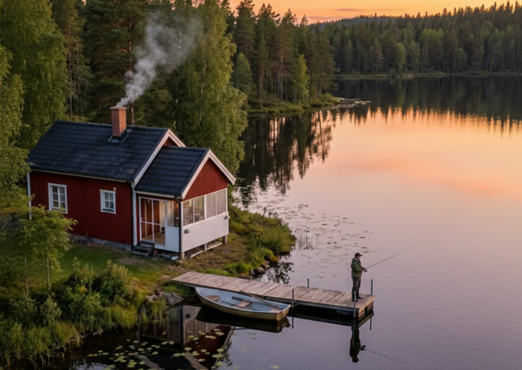 Weiß Grün Einfach Elegant Illustrativ Frohe Weihnachten Postkarte.png