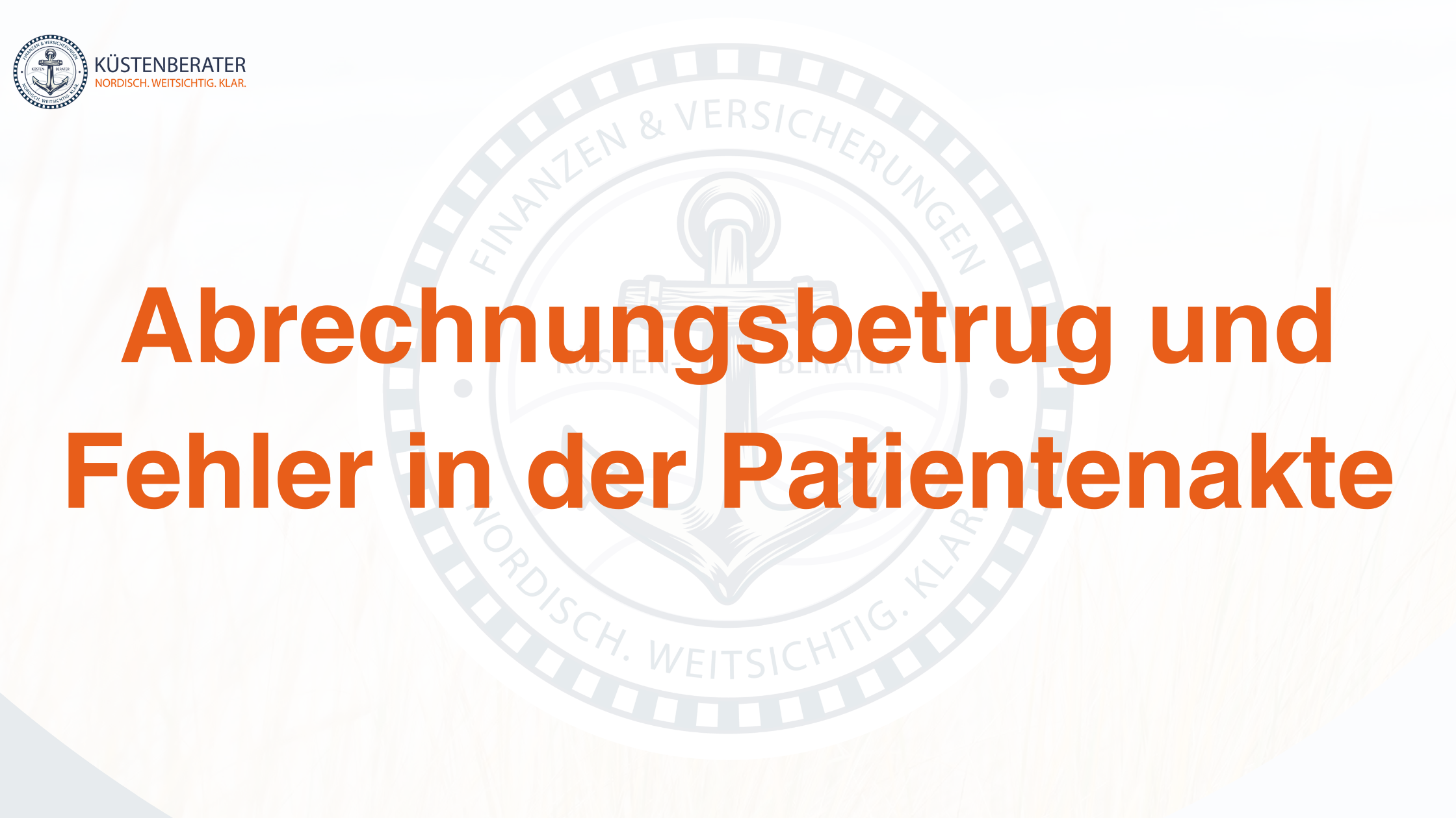 Falsche Diagnosen in Krankenakten – eine unsichtbare Gefahr