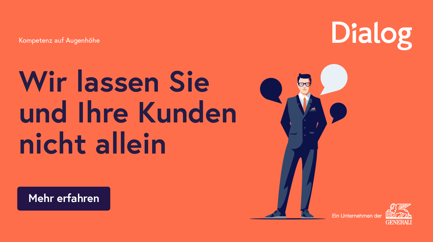 Dialog Versicherung - Wir lassen Sie und Ihre Kunden nicht allein