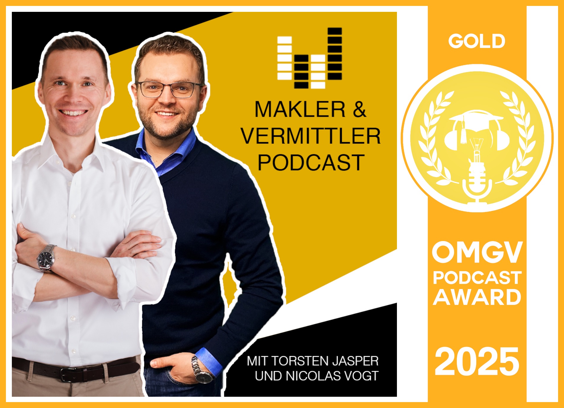 OMGV Podcast Award 2025 Gold - Makler und Vermittler Podcast_web.jpeg