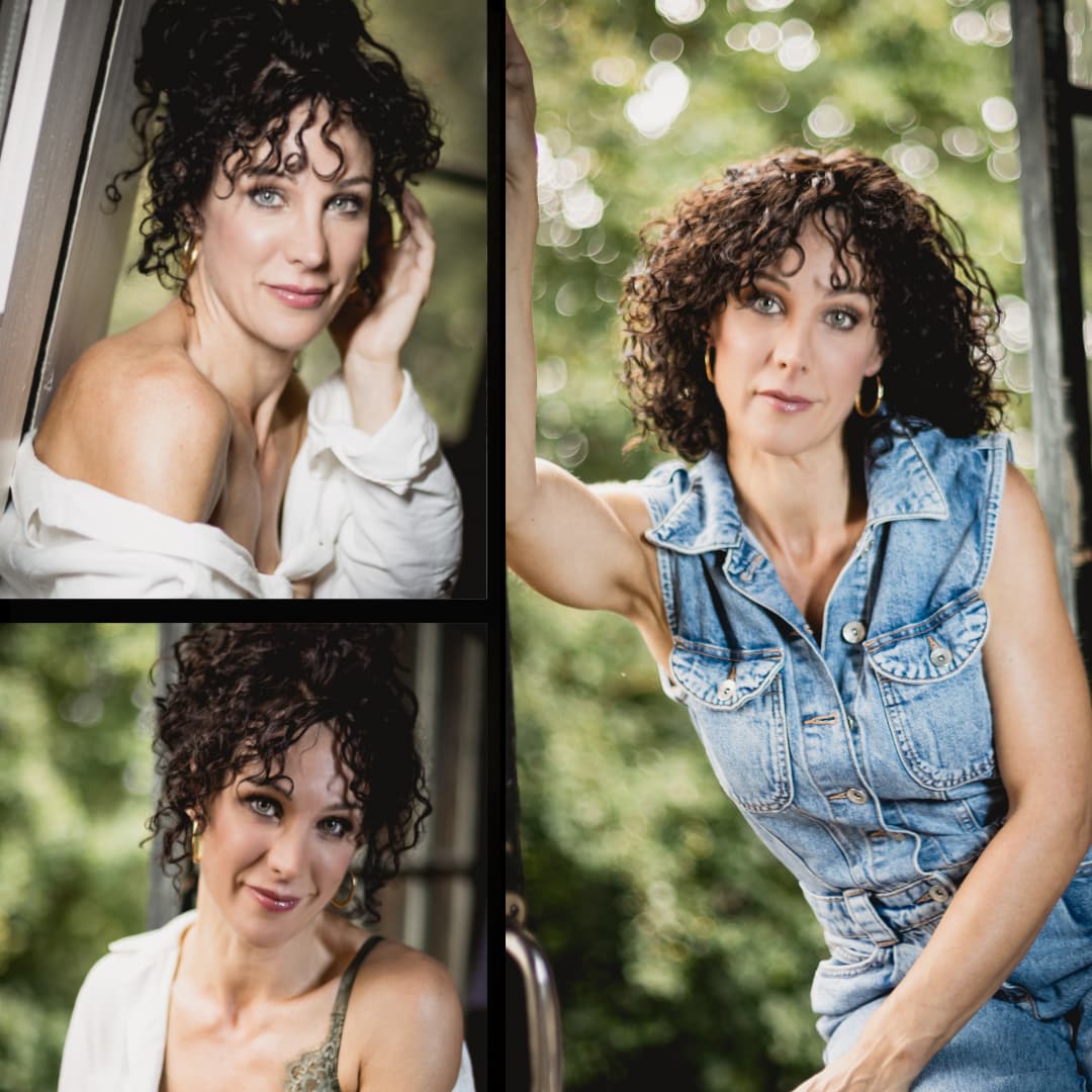 Selbstliebe Fotografie Collage einer Frau mit langen blonden Haaren