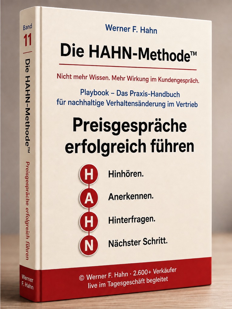 Die HAHN-Methode™ – Band 11: Preisgespräche erfolgreich führen