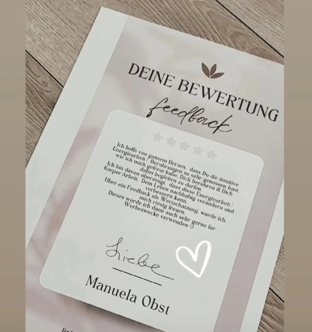 Manuela Obst - Kunden Bewertung 4