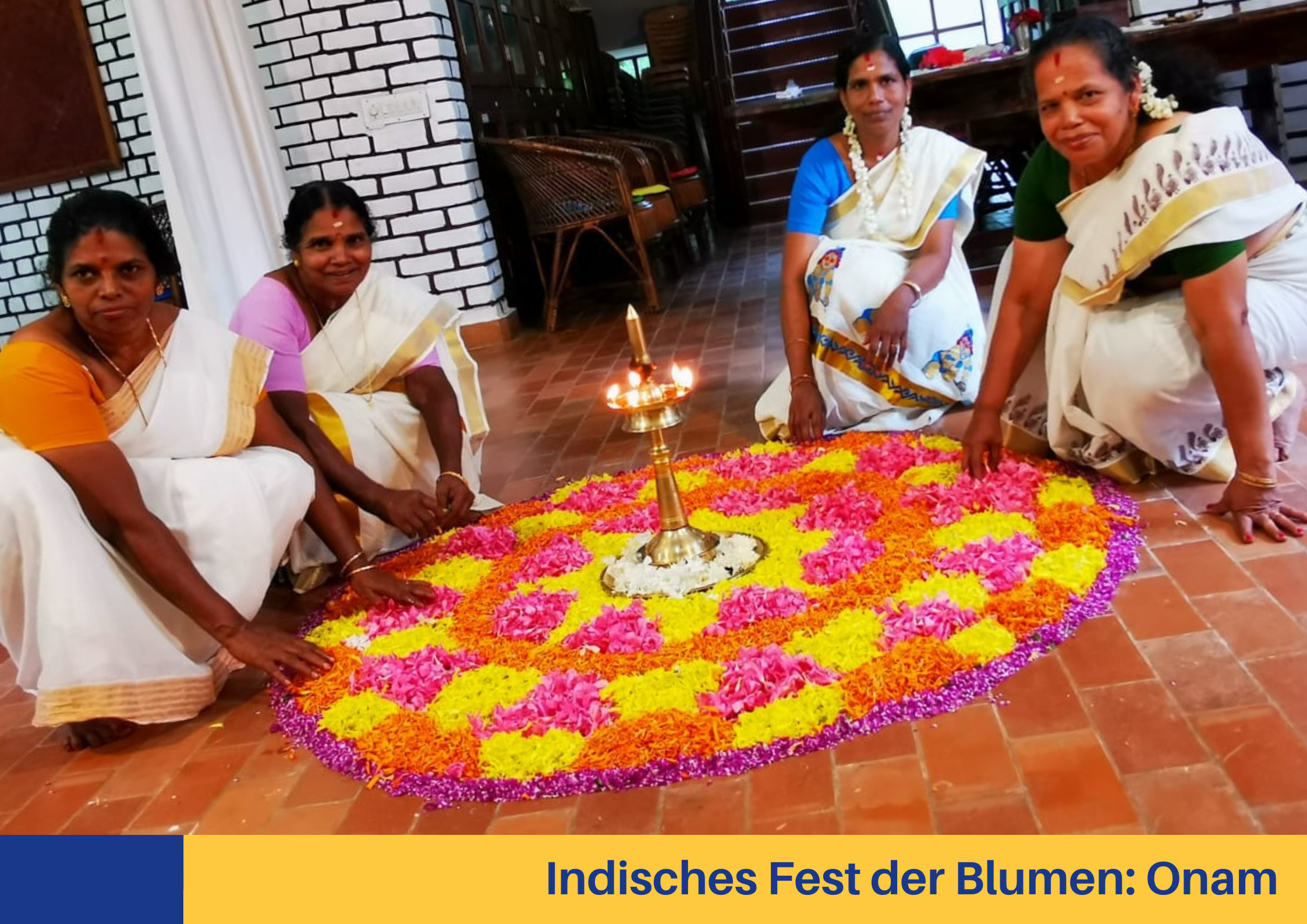 Blumen Indien Fest