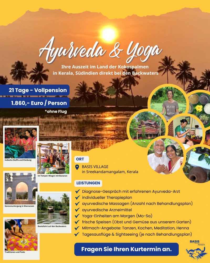 Ayurveda Kur Kerala Indien
