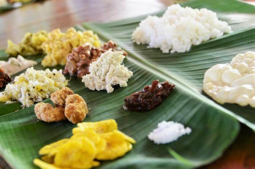 Bananenblatt_Fingerfood_indisch_essen_Kerala