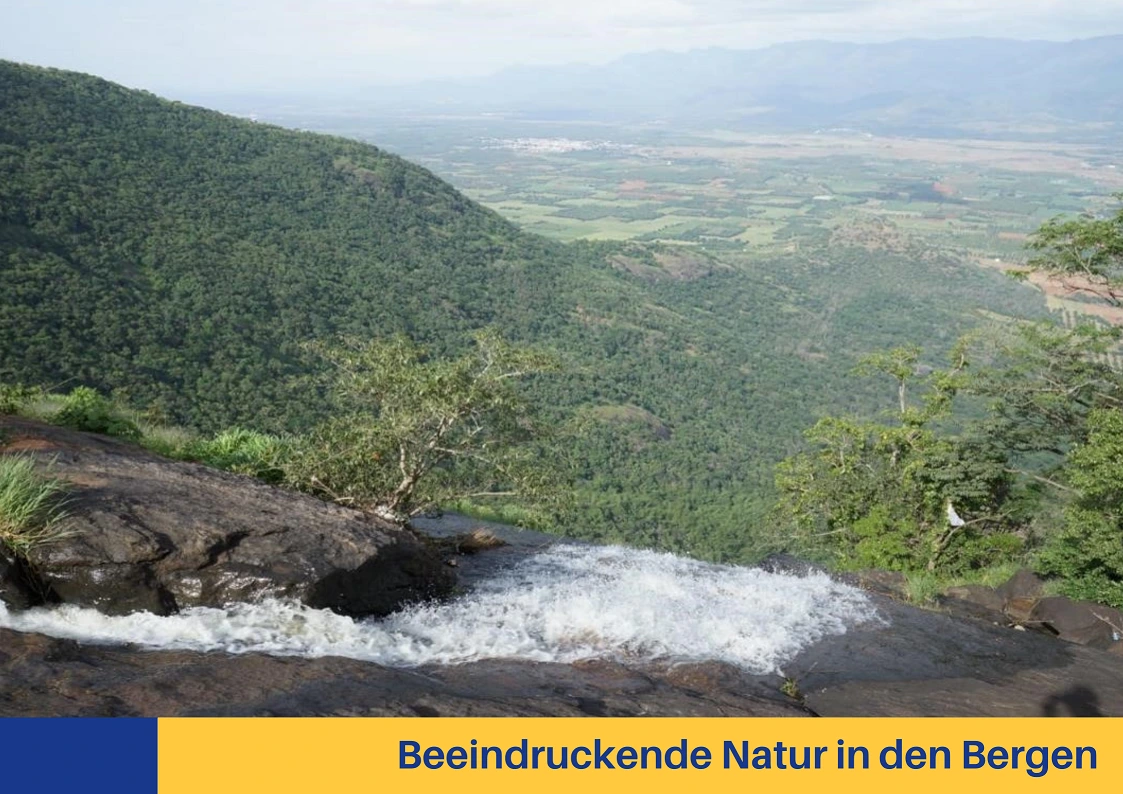 Panoramablick Kardamomberge BASIS Mountain Kerala Indien