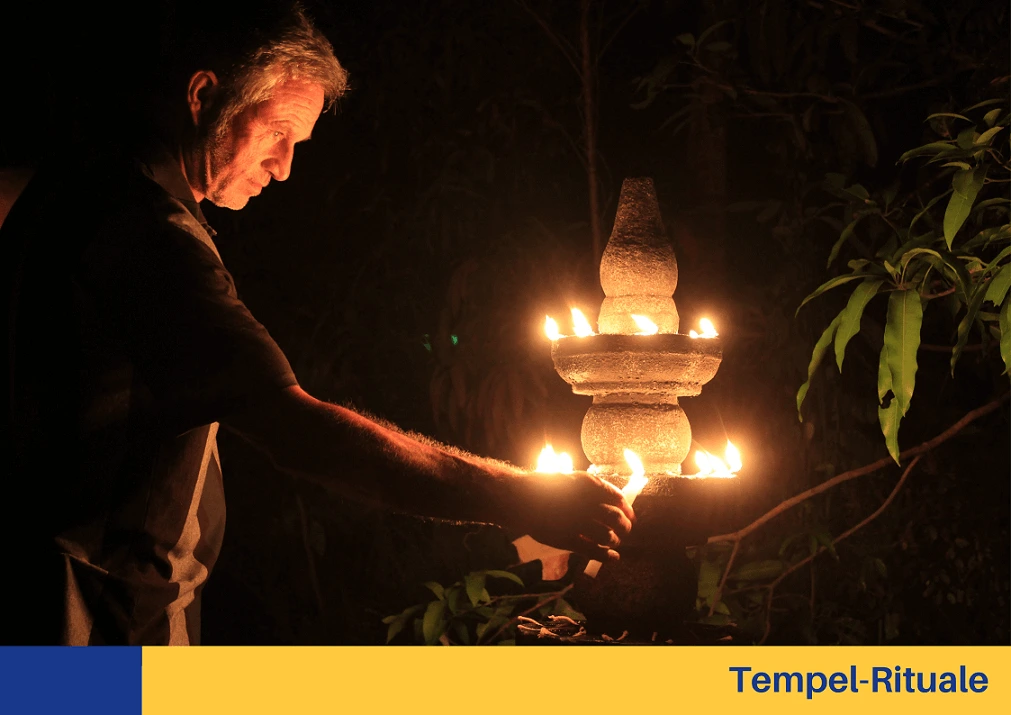 Rituale Tempel Kerzen Indien