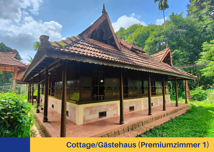 Cottage 1 Premiumzimmer BASIS Village Resort Kerala Indien