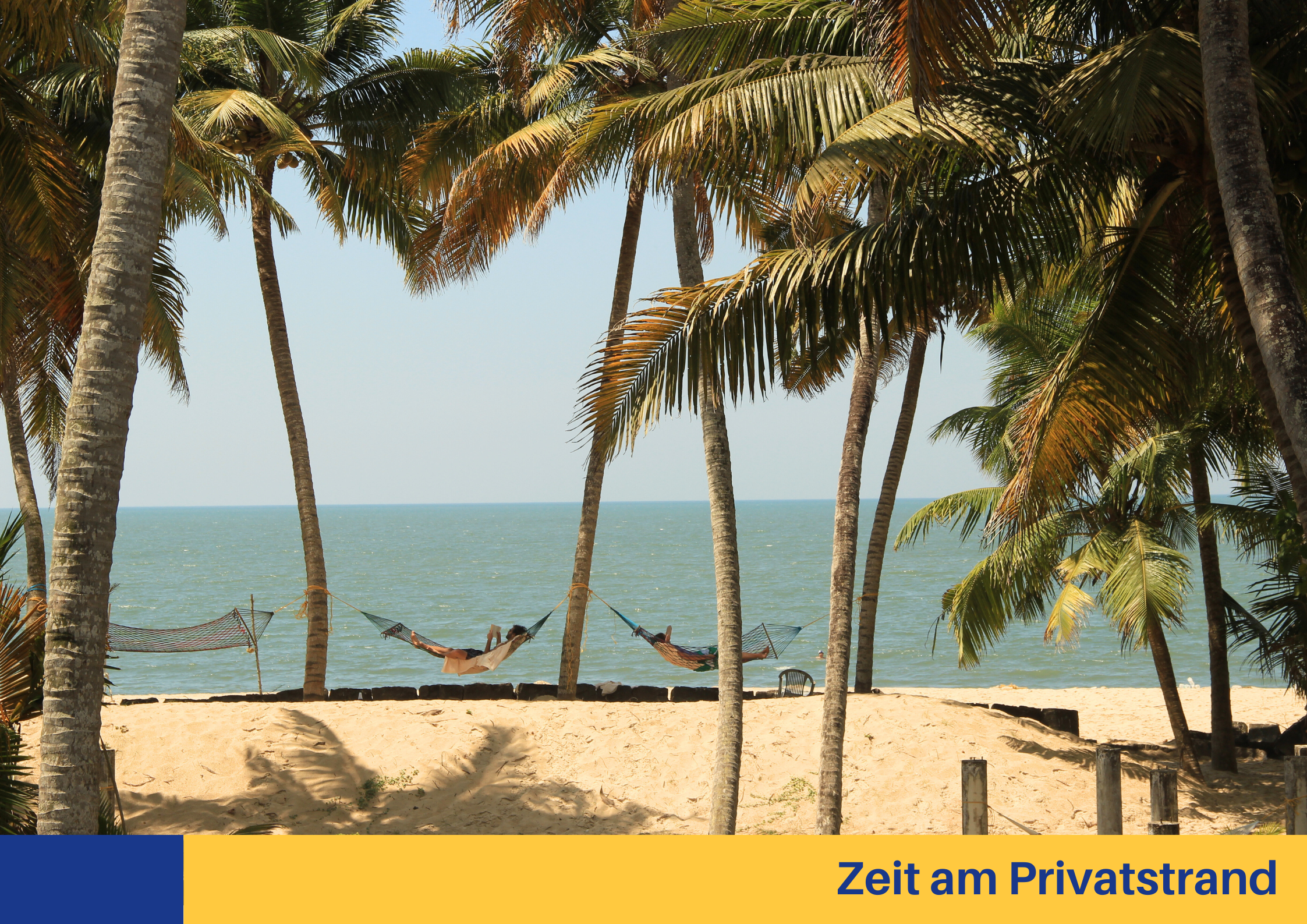 Privatstrand Indien Kerala