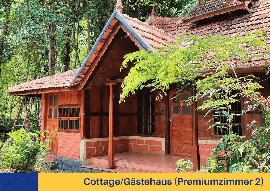 Cottage 2 Premiumzimmer BASIS Village Resort Kerala Indien