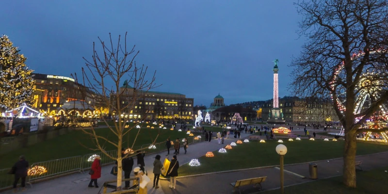 Der Schlossplatz in Stuttgart-Mitte: Ein historischer Ort mit modernem Immobilienwert