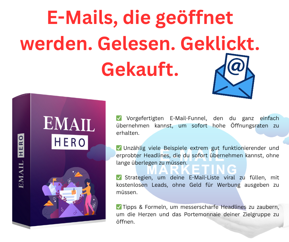 ✅Vorgefertigten E-Mail-Funnel, den du ganz einfach übernehmen kannst, um sofort hohe Öffnungsraten zu erhalten. ✅Unzählig vieleBeispiele extrem gut funktionierender und erprobter Headlines, die du.png
