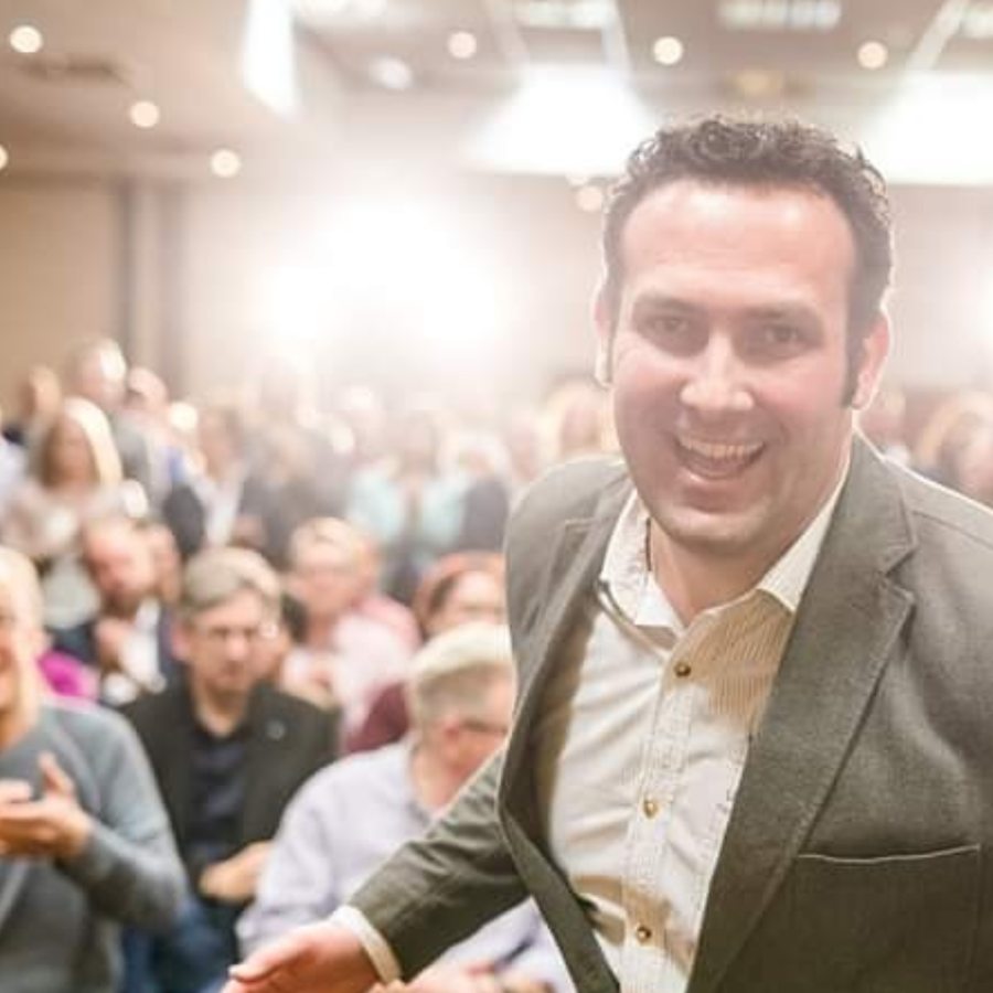 Uwe Fleischer, Podcast-Architekt und Speaker, bei einem Impulsvortrag