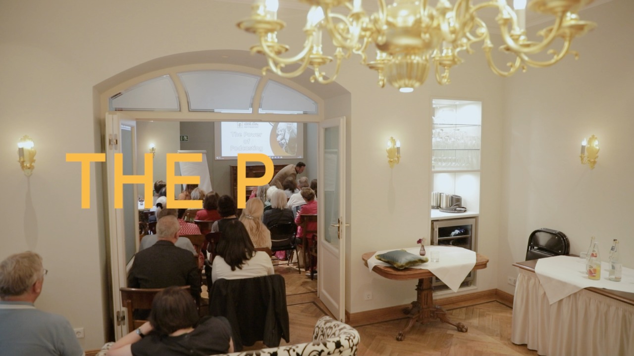 Teilnehmende beim Power of Podcast Workshop
