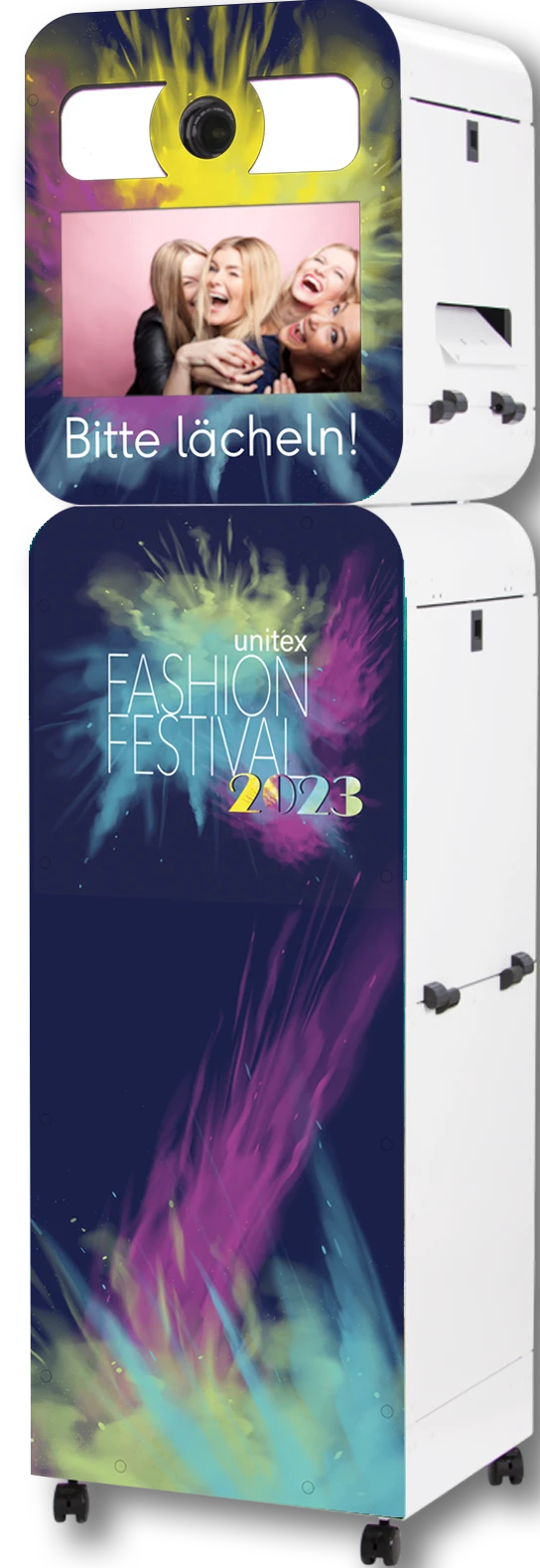 Entwurf einer Fotobox im Unitex-Design