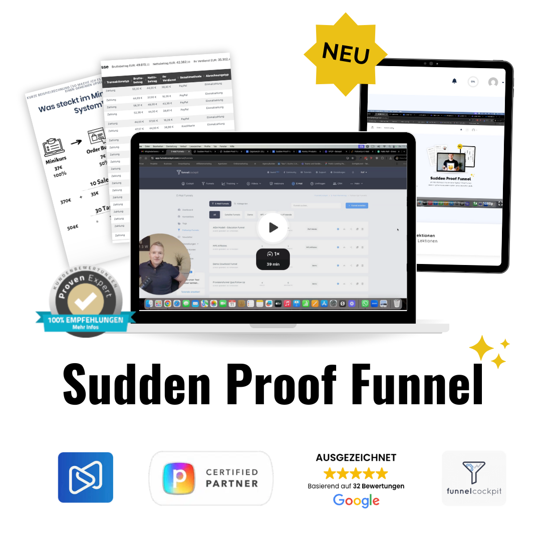 Sudden Proof Funnel