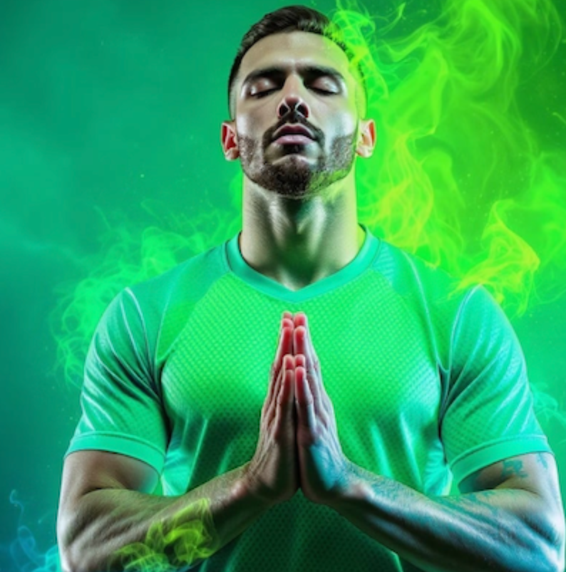 breathwork male athlete