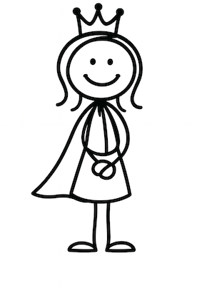 Einfache schwarze und weiße Königin Kopie.png