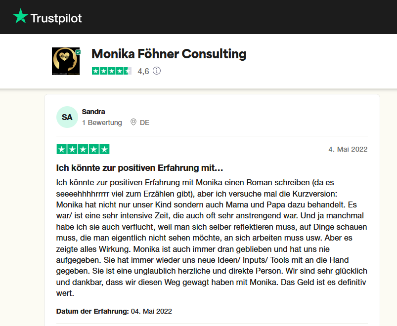 Trustpilot Rezension 13
