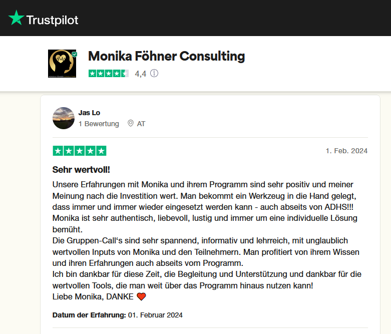 Trustpilot Rezension 28