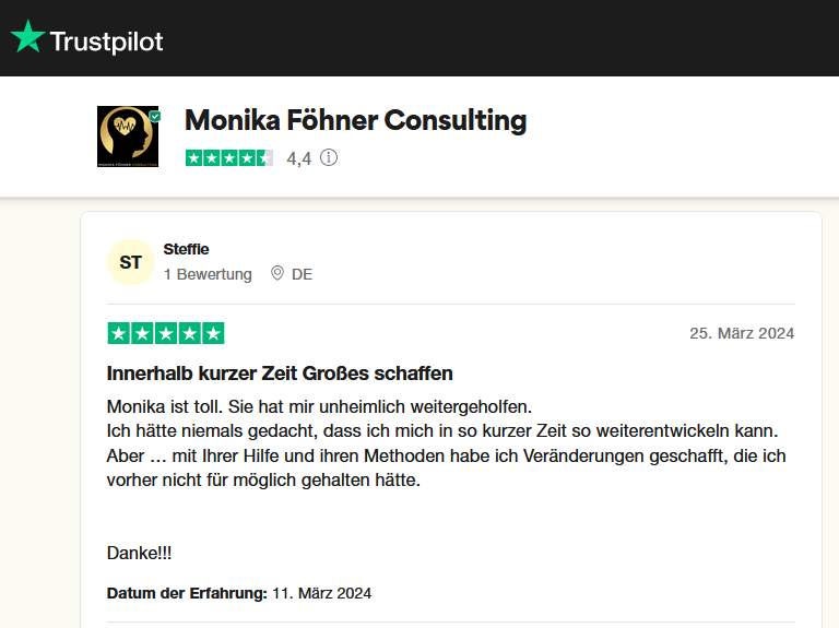 Trustpilot Rezension 30