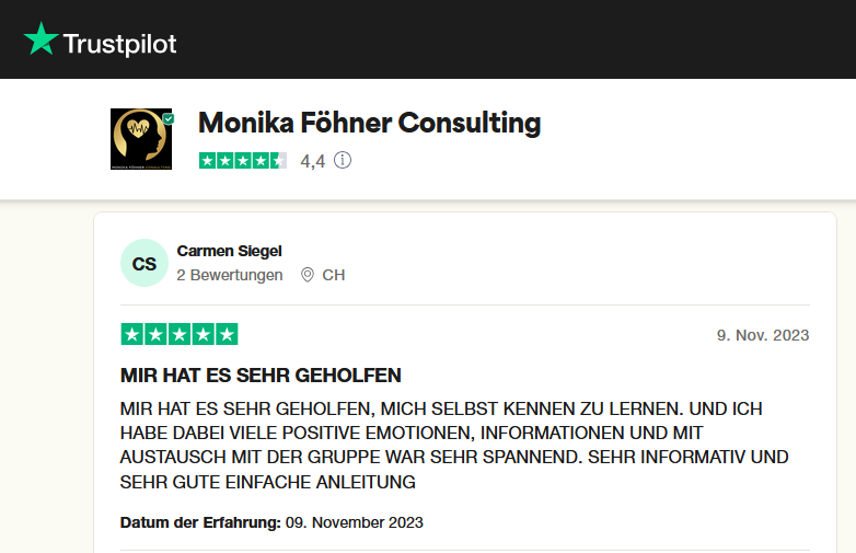 Trustpilot Rezension 25