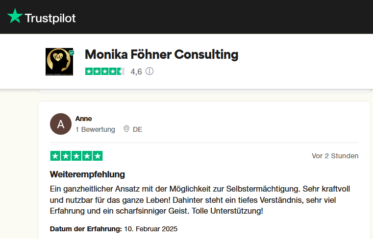 Trustpilot Rezension 50