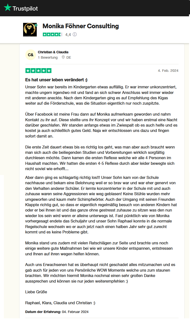 Trustpilot Rezension 29
