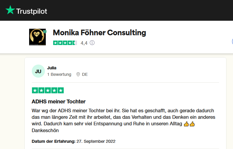 Trustpilot Rezension 17