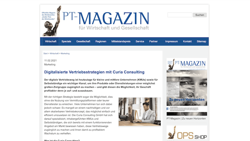 PT Magazin Curia Consulting