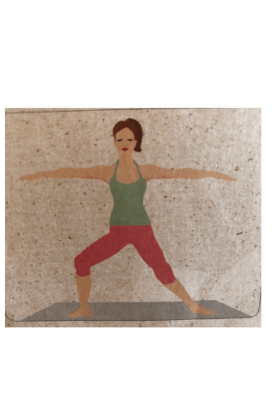 Krieger Yoga Frau