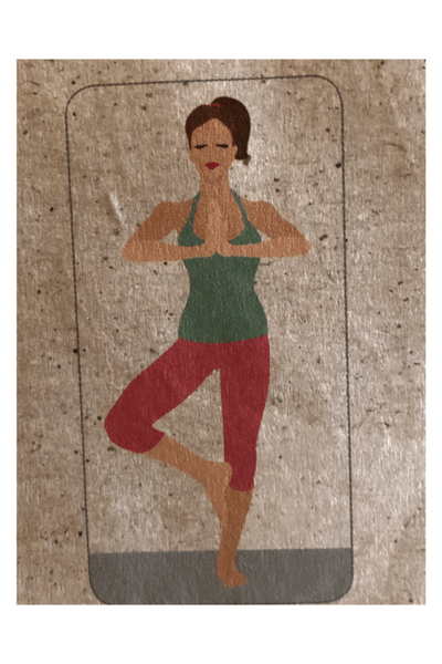Baum 1 Yoga Frau