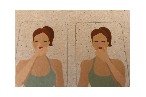 Ausklang Yoga Frau