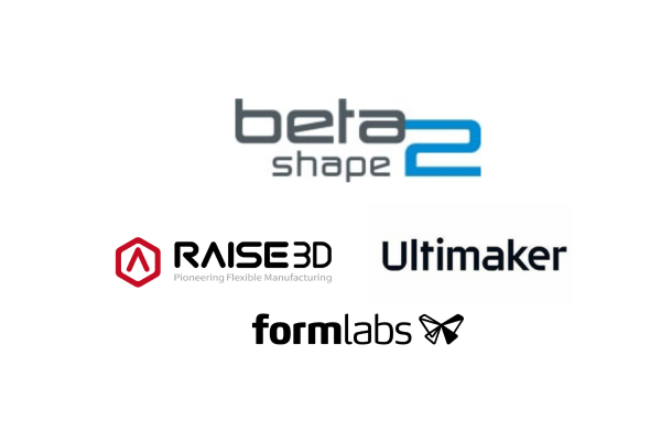 beta2shape, ultimaker formlabs raise3d