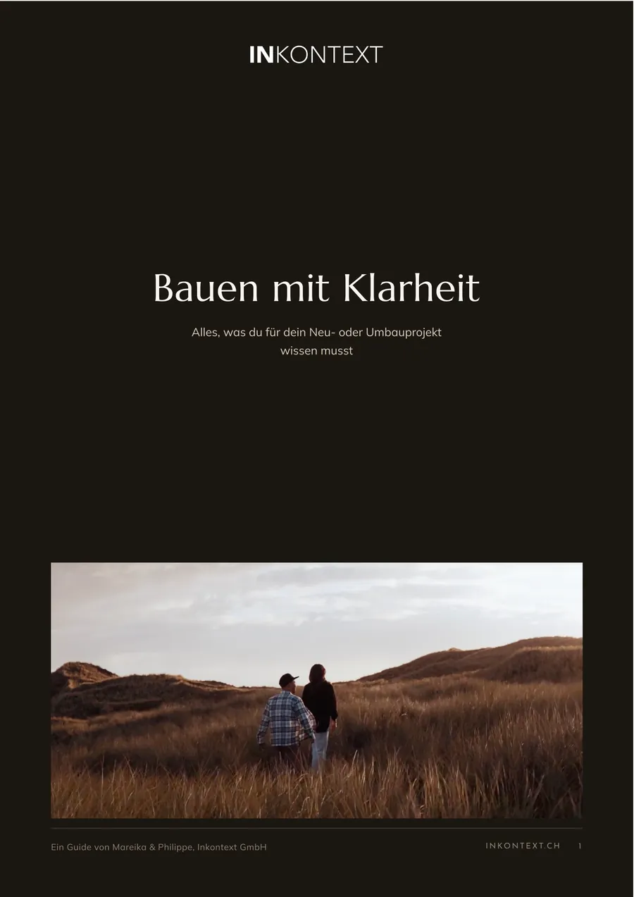 Titelblatt des PDF-Guides Bauen mit Klarheit