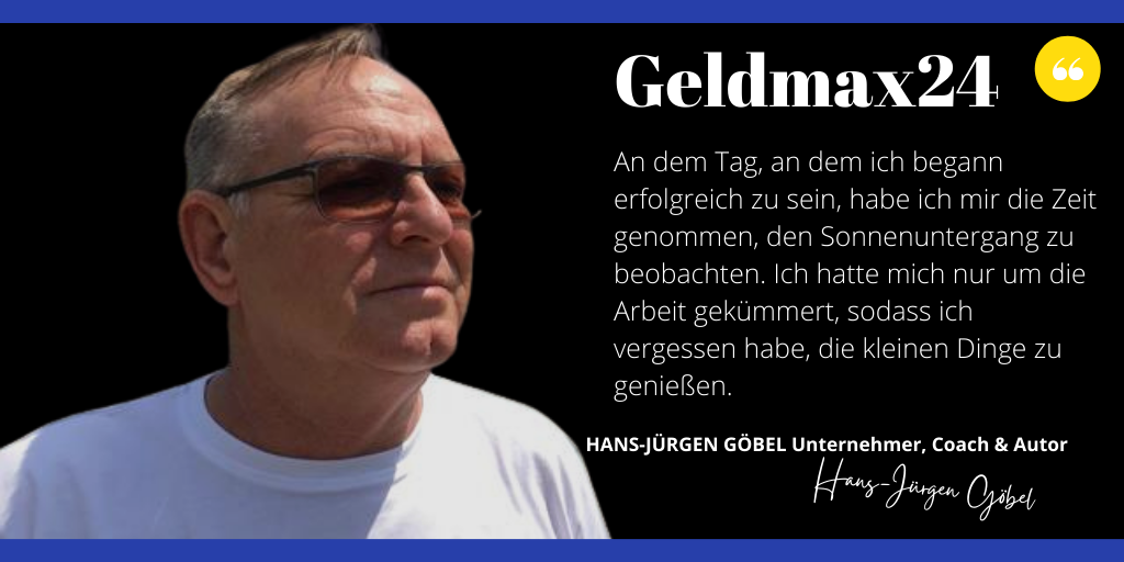 Wer ist eigentlich dieser Hans-Jürgen Göbel und womit verdient er seinen Lebensunterhalt? Hans-Jürgen Göbel CEO