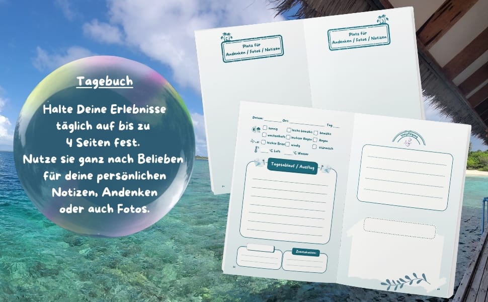 Blick ins Reisetagebuch 2