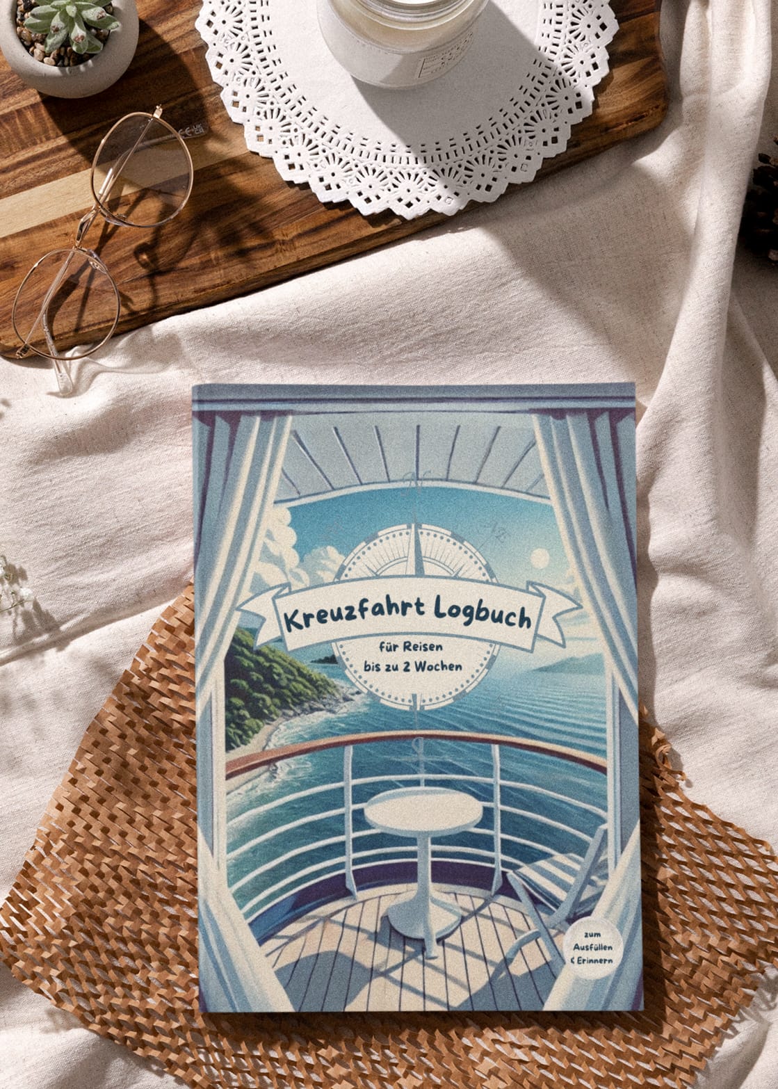 Kreuzfahrtlogbuch für 4 Wochen