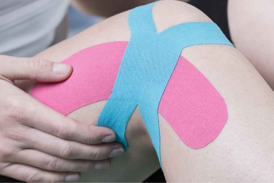 Sportspezifische Tapeverbände Kinesiotaping