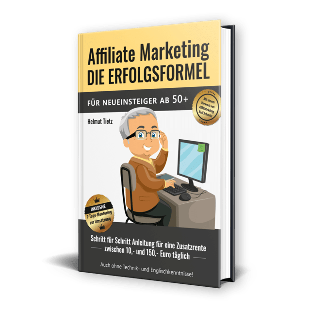 Affiliate-Marketing 50 plus - Gratisbuch, kostenloser Ratgeber