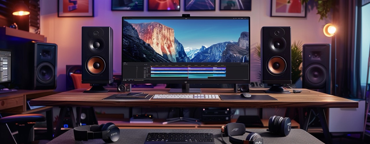 Home Studio with a iMac and FCPX