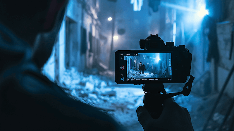 Filming a movie with an iPhone 15 Pro